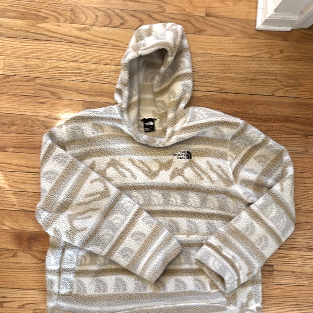 The North Face Logo Print Fleece Hoodie